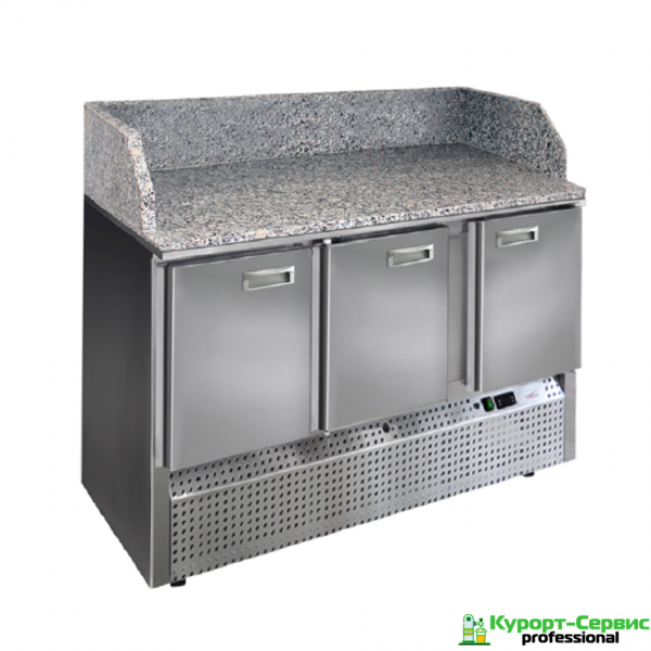 Стол холодильный Финист для пиццы, агрегат снизу НПЦГБ-700-3